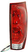 2005 Chevrolet Avalanche 1500 - Driver and Passenger Side Halogen Tail Light, With bulb(s), OE Replacement