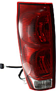 2005 Chevrolet Avalanche 1500 - Driver and Passenger Side Halogen Tail Light, With bulb(s), OE Replacement