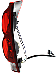 2005 Chevrolet Avalanche 1500 - Driver and Passenger Side Halogen Tail Light, With bulb(s), OE Replacement