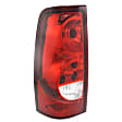 Driver and Passenger Side Halogen Tail Light, With bulb(s), OE Replacement, Fleetside
