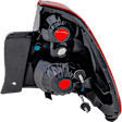 Driver and Passenger Side Halogen Tail Light, Without bulb(s), OE Replacement