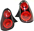 Driver and Passenger Side Halogen Tail Light, With bulb(s), OE Replacement