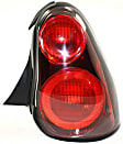Driver and Passenger Side Halogen Tail Light, With bulb(s), OE Replacement