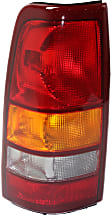 2002-2007 Chevrolet Silverado 2500 HD - Driver and Passenger Side Tail Lights, without Bulb, Halogen, Fleetside