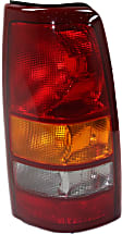 2002-2007 Chevrolet Silverado 2500 HD - Driver and Passenger Side Tail Lights, without Bulb, Halogen, Fleetside