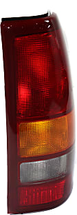 2002-2007 Chevrolet Silverado 2500 HD - Driver and Passenger Side Tail Lights, without Bulb, Halogen, Fleetside