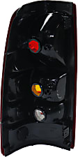 2002-2007 Chevrolet Silverado 2500 HD - Driver and Passenger Side Tail Lights, without Bulb, Halogen, Fleetside