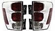 Driver and Passenger Side Halogen Tail Light, With bulb(s), OE Replacement