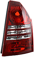 Driver and Passenger Side Halogen Tail Light, Without bulb(s), OE Replacement