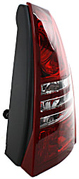 Driver and Passenger Side Halogen Tail Light, Without bulb(s), OE Replacement