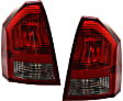 Driver and Passenger Side Halogen Tail Light, With bulb(s), OE Replacement