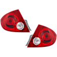 2007 Chevrolet Cobalt - Driver and Passenger Side Halogen Tail Light, With bulb(s), OE Replacement