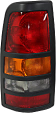 Driver and Passenger Side Tail Lights, without Bulb, Halogen, Fleetside