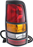 Driver and Passenger Side Tail Lights, with Bulbs, Halogen, Fleetside