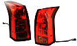 Driver and Passenger Side Halogen Tail Light, With bulb(s), OE Replacement