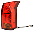 Driver and Passenger Side Halogen Tail Light, With bulb(s), OE Replacement