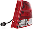 Driver and Passenger Side Tail Lights, with Bulbs, Halogen, Sedan