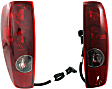 2009 GMC Canyon - Driver and Passenger Side Halogen Tail Light, With bulb(s), OE Replacement