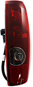 2009 GMC Canyon - Driver and Passenger Side Halogen Tail Light, With bulb(s), OE Replacement