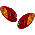 2005 Chrysler PT Cruiser Dream Cruiser - Driver and Passenger Side Halogen Tail Light, With bulb(s), OE Replacement