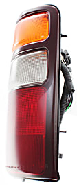 Driver and Passenger Side Halogen Tail Light, With bulb(s), OE Replacement