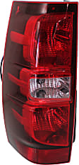 Driver and Passenger Side Halogen Tail Light, With bulb(s), OE Replacement, CAPA Certified