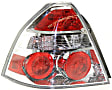 Driver and Passenger Side Halogen Tail Light, With bulb(s), OE Replacement