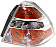 Driver and Passenger Side Halogen Tail Light, With bulb(s), OE Replacement