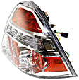 Driver and Passenger Side Halogen Tail Light, With bulb(s), OE Replacement