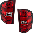 2013 GMC Sierra 3500 HD - Driver and Passenger Side Halogen Tail Light, With bulb(s), For Models With Dual Rear Wheels, OE Replacement