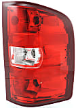 2013 GMC Sierra 3500 HD - Driver and Passenger Side Halogen Tail Light, With bulb(s), For Models With Dual Rear Wheels, OE Replacement