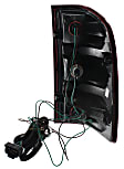 2013 GMC Sierra 3500 HD - Driver and Passenger Side Halogen Tail Light, With bulb(s), For Models With Dual Rear Wheels, OE Replacement
