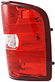 2013 Chevrolet Silverado 1500 LT - Driver and Passenger Side Halogen Tail Light, With bulb(s), OE Replacement, CAPA Certified
