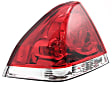 Driver and Passenger Side Halogen Tail Light, With bulb(s), OE Replacement