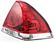 Driver and Passenger Side Halogen Tail Light, With bulb(s), OE Replacement, CAPA Certified