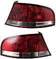 Driver and Passenger Side Halogen Tail Light, With bulb(s), OE Replacement