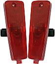Rear, Driver and Passenger Side Side Marker With bulb(s)