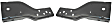 Rear, Driver and Passenger Side Bumper Brackets