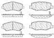 SET-CE103.12730-C Front and Rear C-Tek Series Ceramic Brake Pad Set