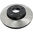 2007 Acura CSX - Front Brake Disc, Plain Surface, Vented, 5 Lugs, 281.94 mm, Premium Series