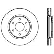 2016 Nissan Frontier - Front Brake Disc, Plain Surface, Vented, 6 Lugs, 282.7 mm, RWD, 2.5L 4Cyl, Premium Series