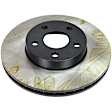 SET-CE120-62034-2 Front Brake Disc, Natural Finish, Plain Surface, Vented, 5 Lugs, 259.08 mm, Premium Series