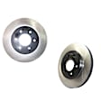 SET-CE120-65097-2 Front Brake Disc, Plain Surface, Vented, 6 Lugs, 329.95 mm,, Premium Series