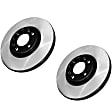 SET-CE120-66042-2 Front Brake Disc, Plain Surface, Vented, 8 Lugs, 324.87 mm, Premium Series