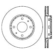 2000 Volvo V40 - Front Brake Disc, Plain Surface, Vented, 4 Lugs, 280.92 mm, 1.9L 4Cyl, C-Tek Series