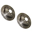 SET-CE121-44001-2 Front Brake Disc, Natural Finish, Plain Surface, Solid, 4 Lugs, 217.93 mm, 1.2L, 4Cyl, C-Tek Series