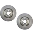 2013 Ford Mustang Shelby GT500 8 Cyl 5.8L - Front Brake Disc, Plain Surface, 5.8L 8Cyl, C-Tek Series