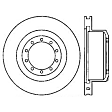 SET-CE12165069-4 Front and Rear Brake Disc, Plain Surface, Vented, 10 Lugs, 394.97 mm,, C-Tek Series