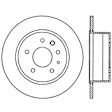 SET-CE125-35002-2 Rear Brake Disc, Coated, Plain Surface, 5 Lugs, Premium High Carbon Series