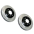 SET-CE228-35118-2 Front Brake Disc, Cross-Drilled, 5 Lugs,, C-Tek Series
